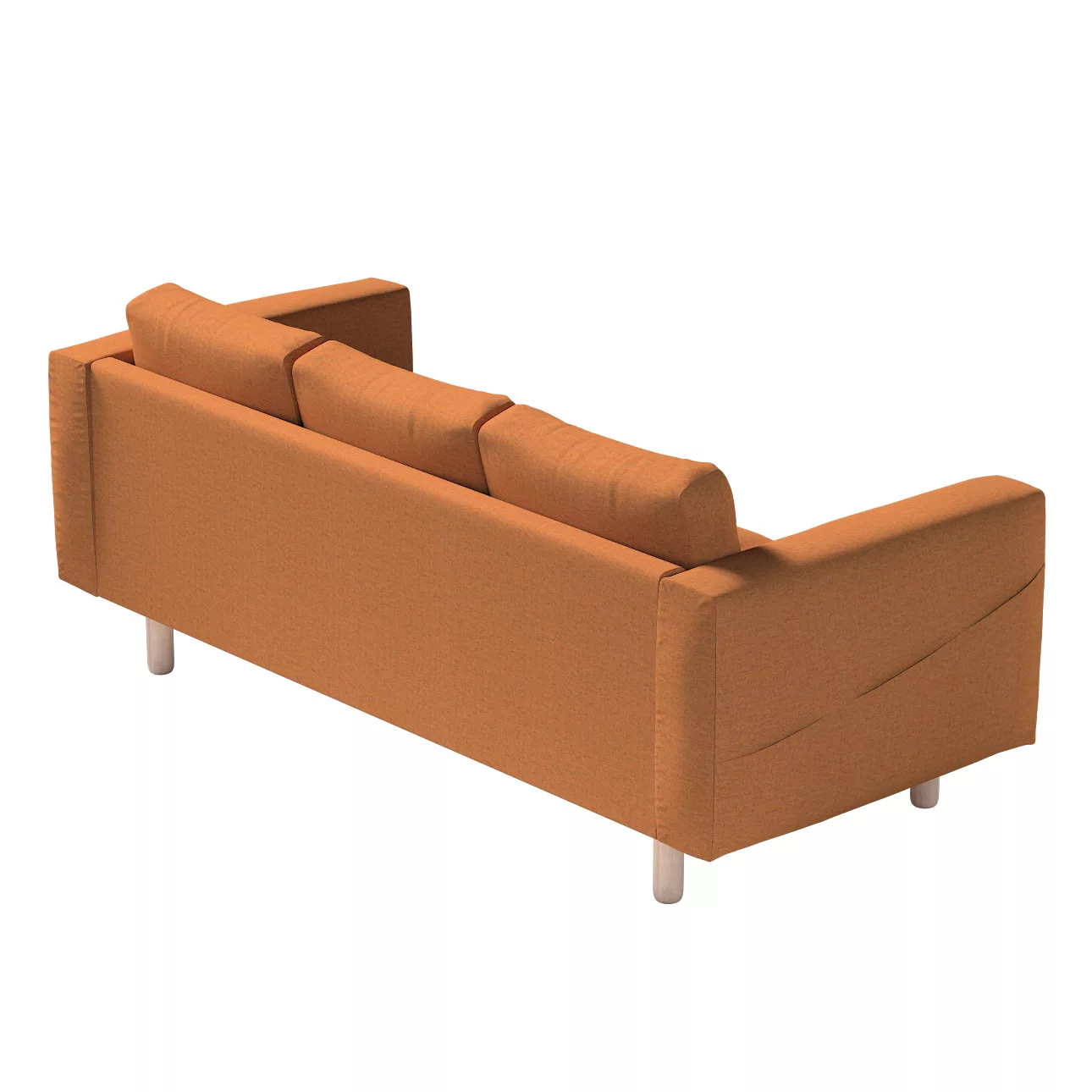 Bezug für Norsborg 3-Sitzer Sofa, orange, Norsborg 3-Sitzer Sofabezug, Madr günstig online kaufen