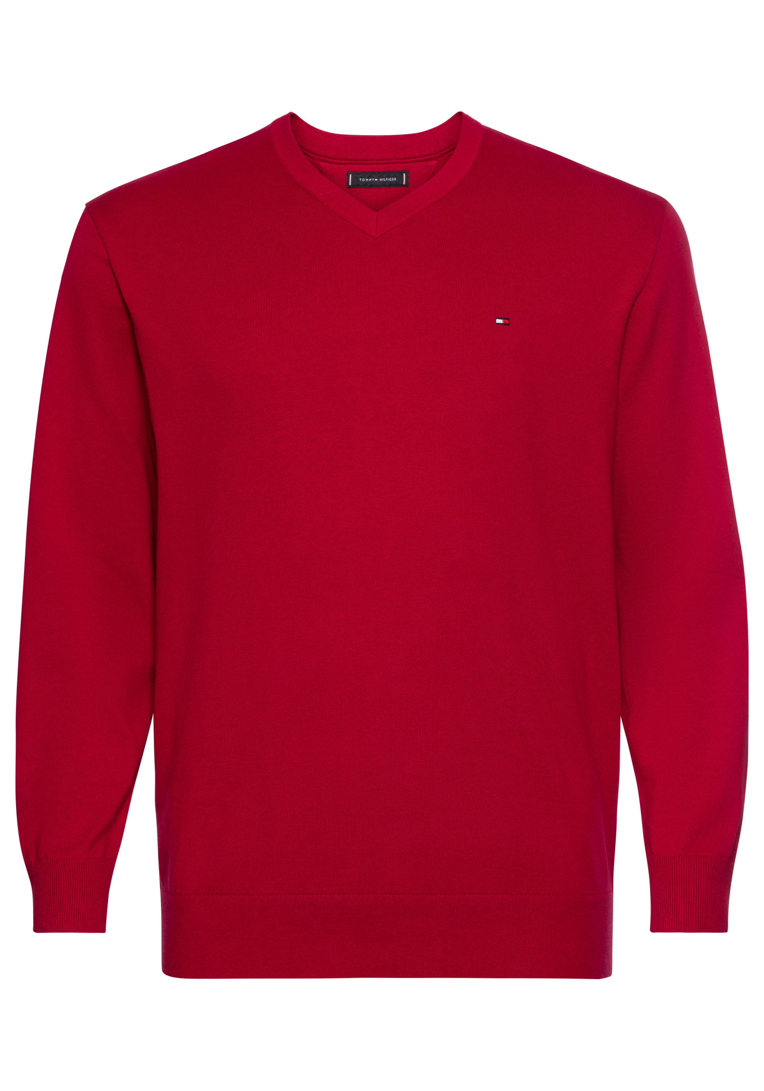 Tommy Hilfiger Big & Tall V-Ausschnitt-Pullover BT-CLASSIC COTTON V NECK-B günstig online kaufen