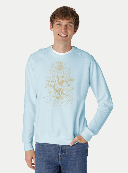 Bio Herren-sweatshirt Ganesha günstig online kaufen