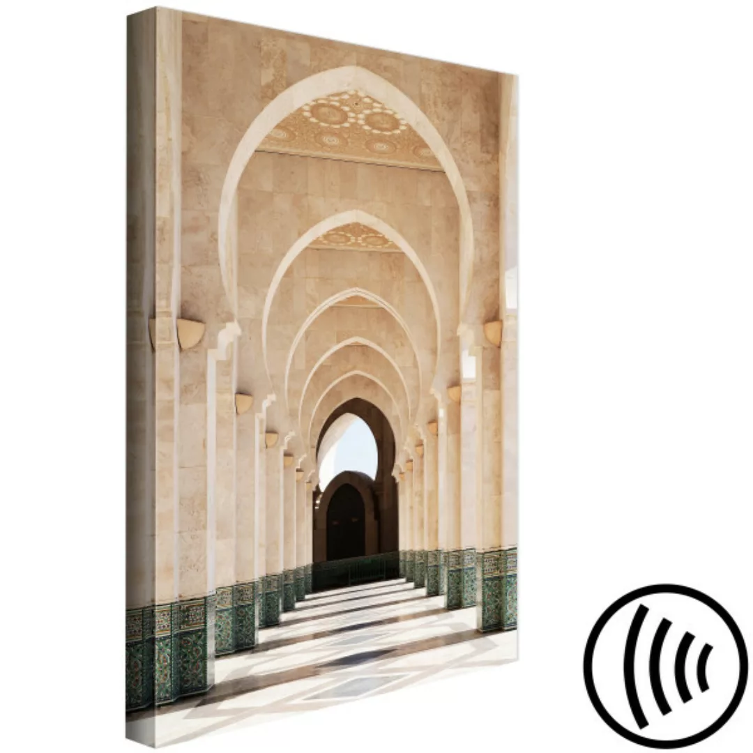 Wandbild Eingang zur Moschee in Casablanca - Fotoarchitektur in Marokko XXL günstig online kaufen