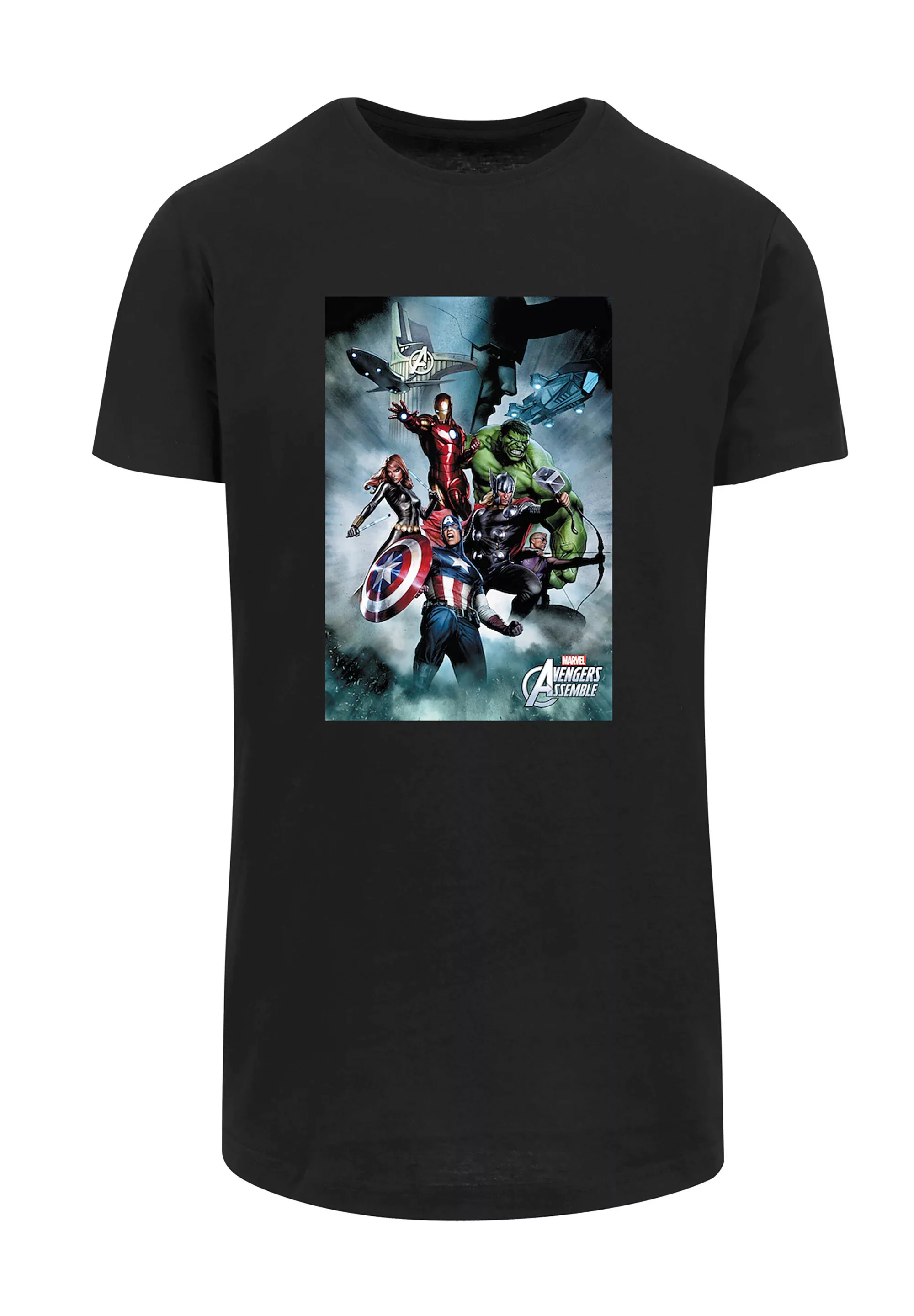 F4NT4STIC T-Shirt "Marvel Avengers Assemble Team Montage", Herren,Premium M günstig online kaufen