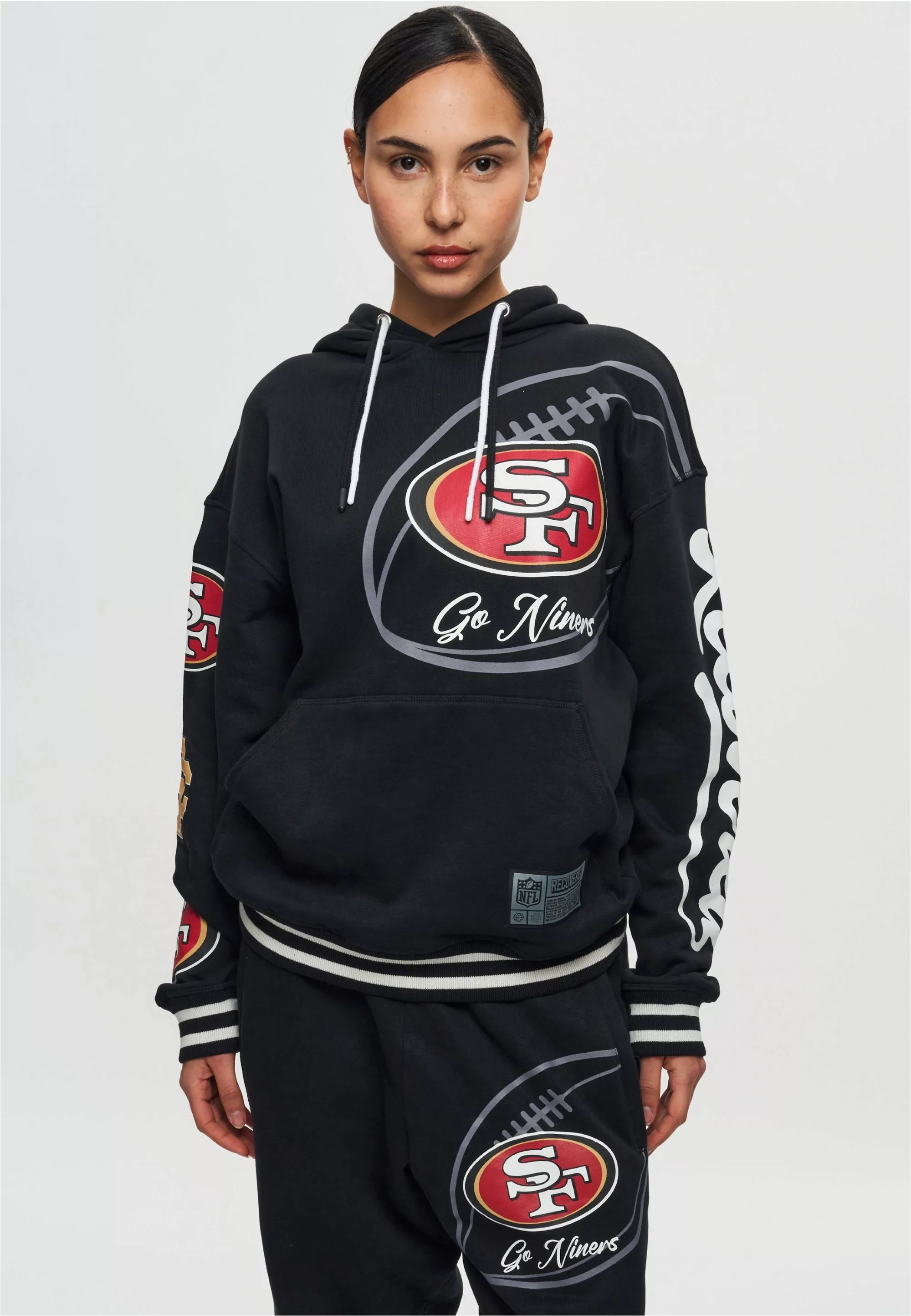 Recovered Kapuzensweatshirt "NFL 49ERS Go Niner", mit klassischem Print günstig online kaufen