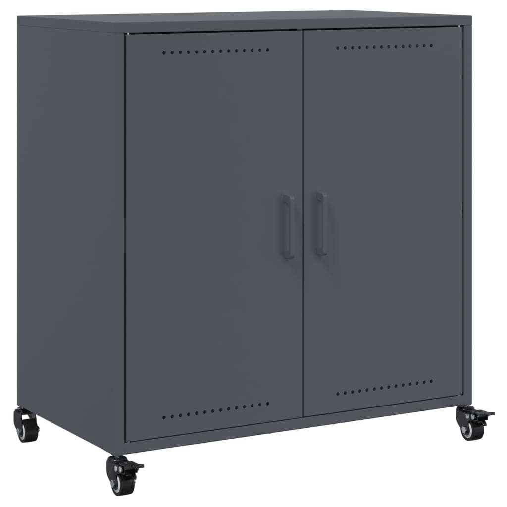 vidaXL Sideboard Sideboard Anthrazit 68x39x72 cm günstig online kaufen