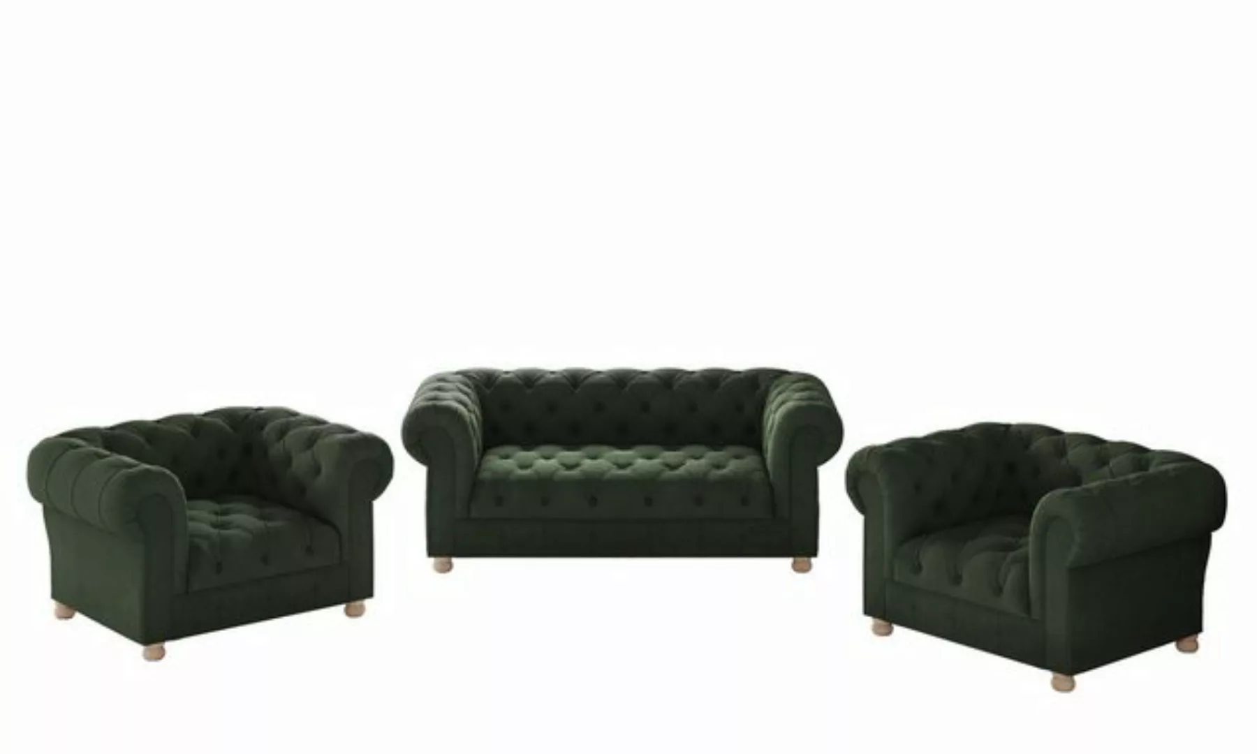 Kaiser Möbel Chesterfield-Sofa 2+1+1 Sofagarnitur, elegant, klassisch, in e günstig online kaufen