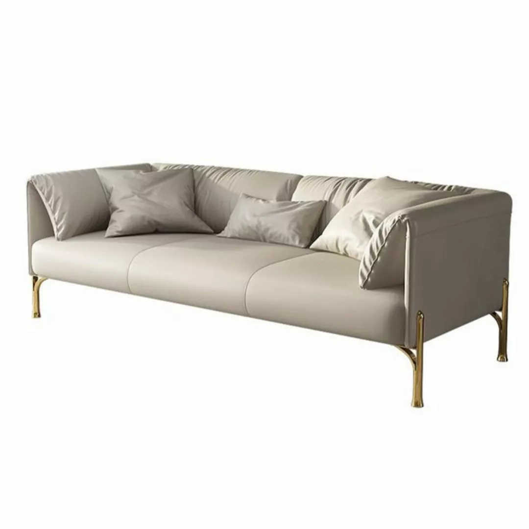 JVmoebel Sofa Sofa 3 Sitzer Klassisch Design Sofas Polster Leder Couchen 3 günstig online kaufen