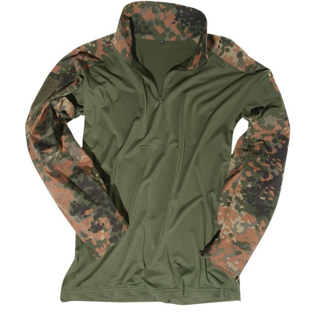 Mil-Tec Langarmshirt Militär Combat-Shirt Feldhemd Tactical günstig online kaufen