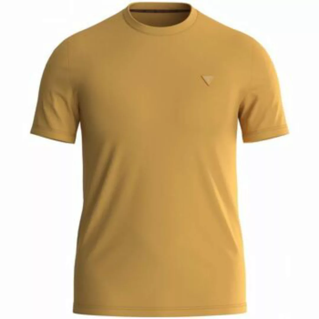 Guess  T-Shirts & Poloshirts M3Y45 KBS60 TECH TEE-G285 GOLD FLAKE günstig online kaufen