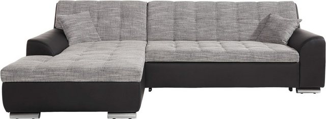 DOMO collection Ecksofa "NMoric incl. Zierkissen B/T/H: 273/216/80 cm L-For günstig online kaufen