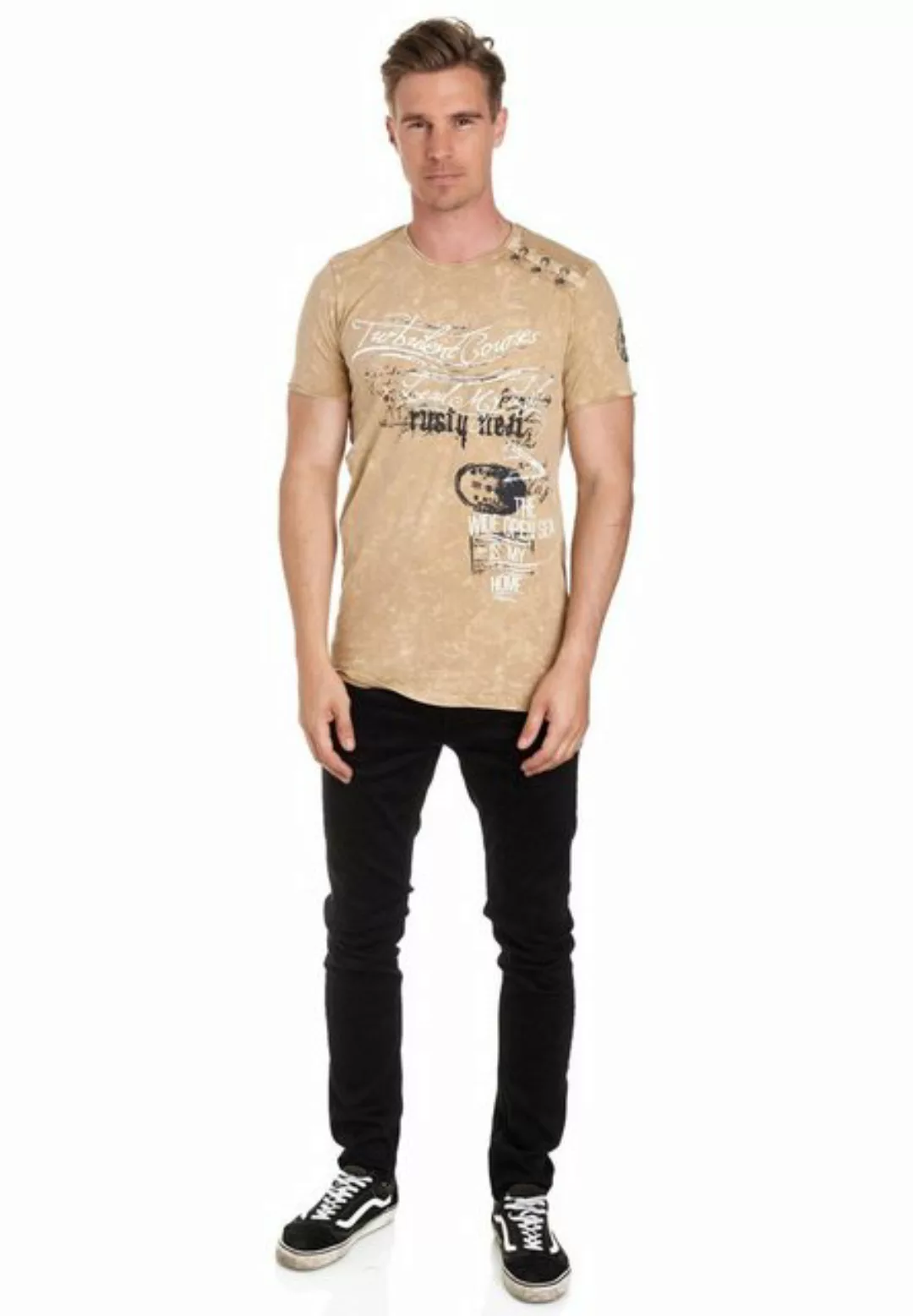 Rusty Neal T-Shirt in tollem Vintage-Look günstig online kaufen