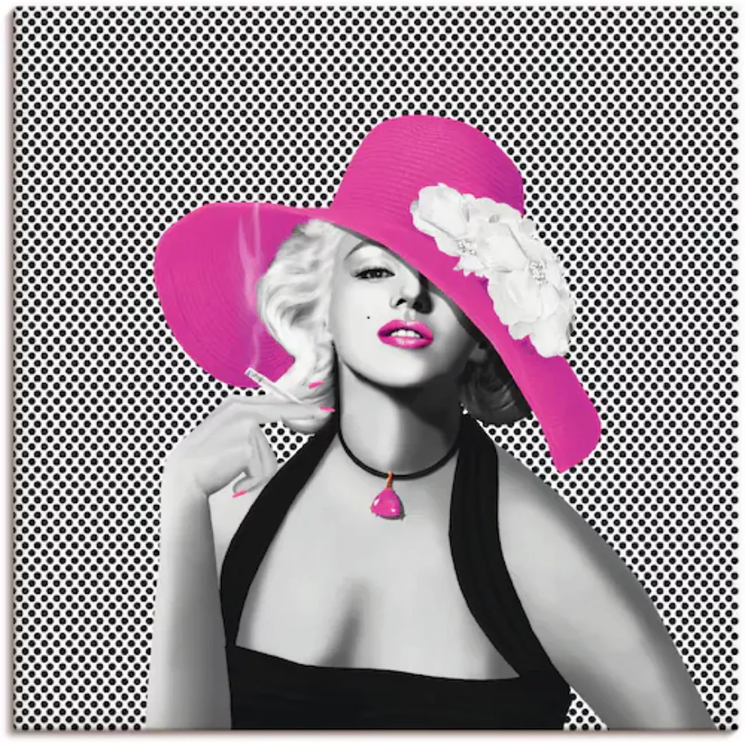Artland Wandbild "Marilyn in Pop Art", Stars, (1 St.), als Leinwandbild, Po günstig online kaufen