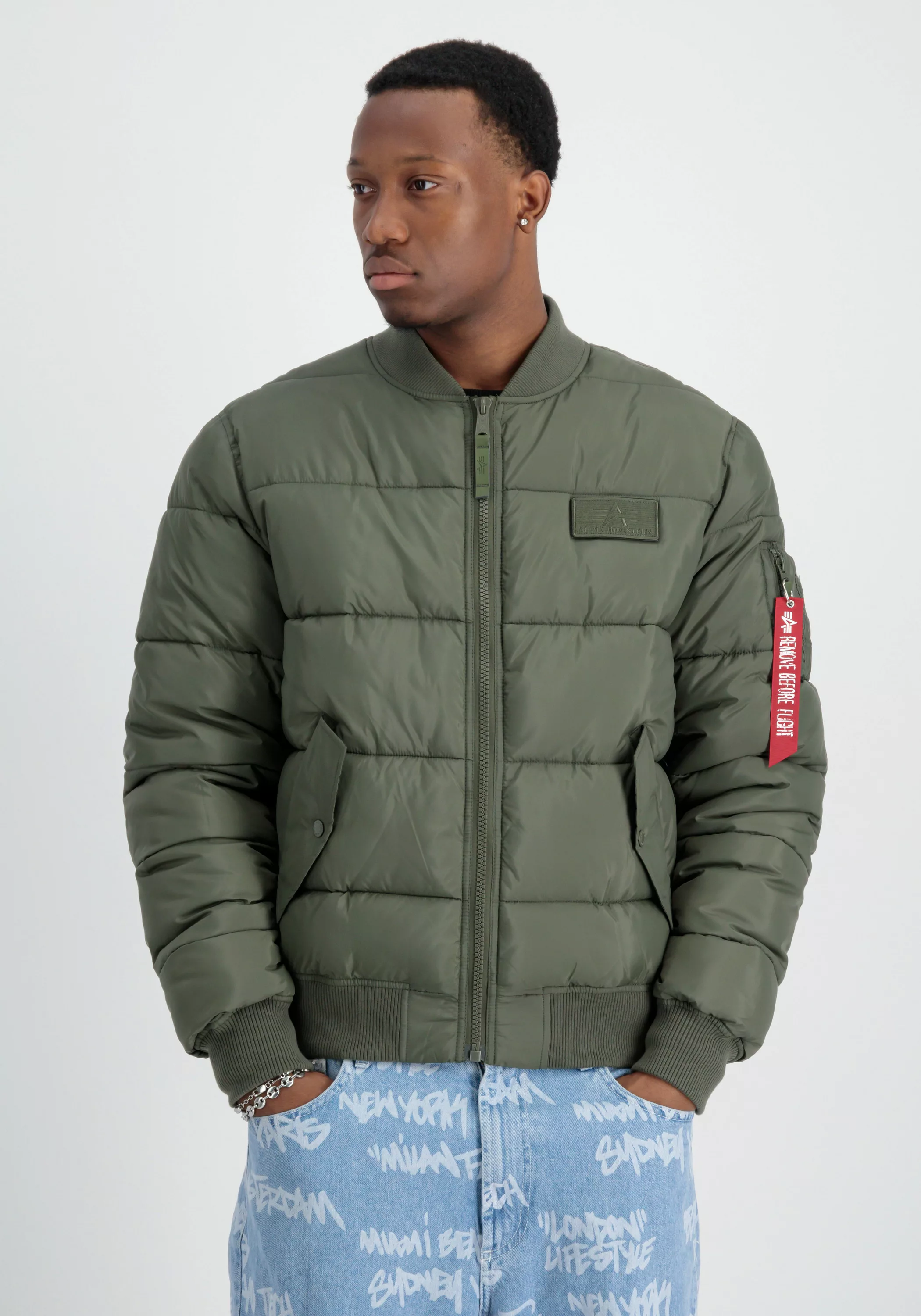 Alpha Industries Bomberjacke "MA-1 Puffer Bomber Bomberjacke" günstig online kaufen