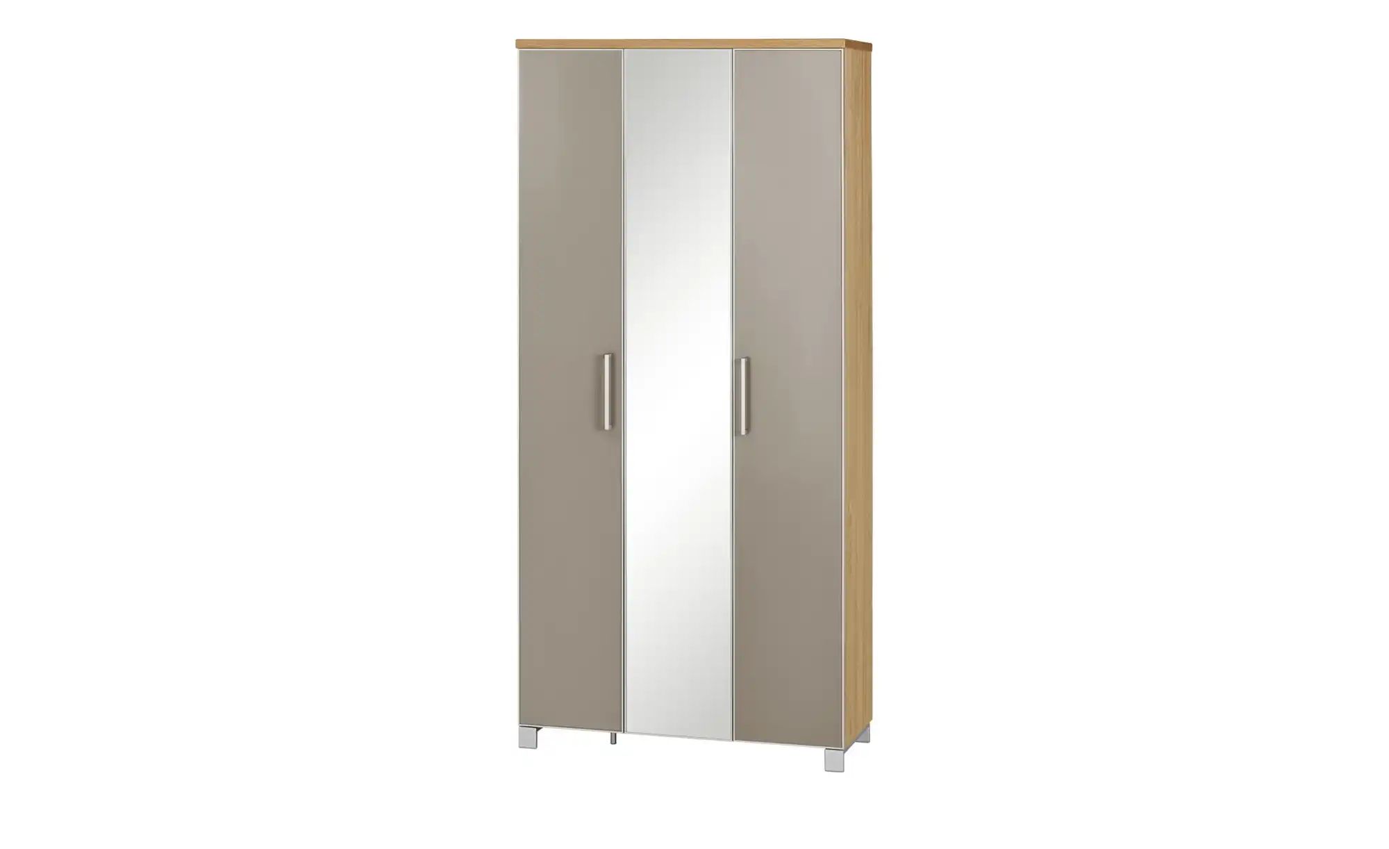 Dielenschrank  Duna ¦ beige ¦ Maße (cm): B: 90 H: 193 T: 37 Schränke > Diel günstig online kaufen