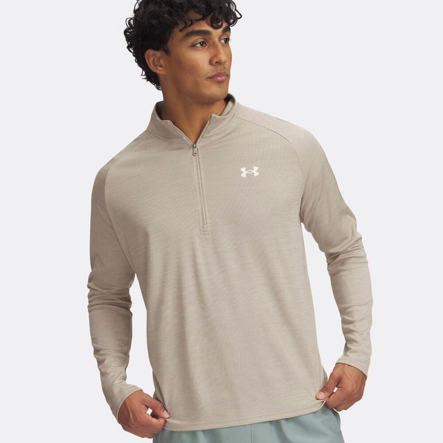 Under Armour® Longsleeve Ua Tech Textured 1/2 Zip-Brn günstig online kaufen