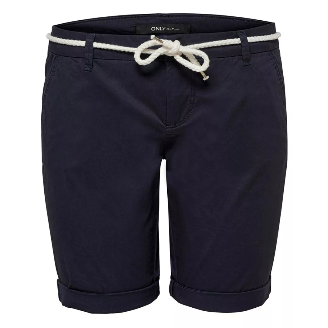 Only Paris Regular Long Chino Shorts 34 Navy Blazer günstig online kaufen