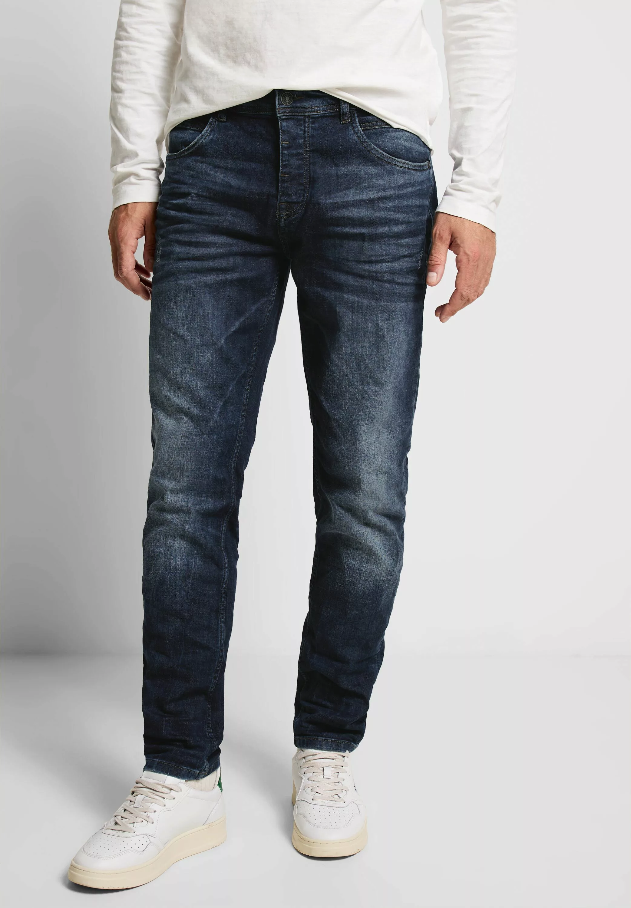 STREET ONE MEN Slim-fit-Jeans Middle Waist günstig online kaufen