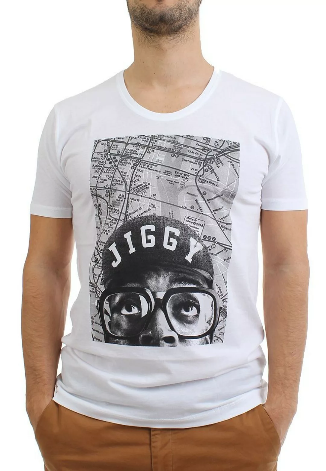 Be Famous T-Shirt Men - JIG B - White günstig online kaufen