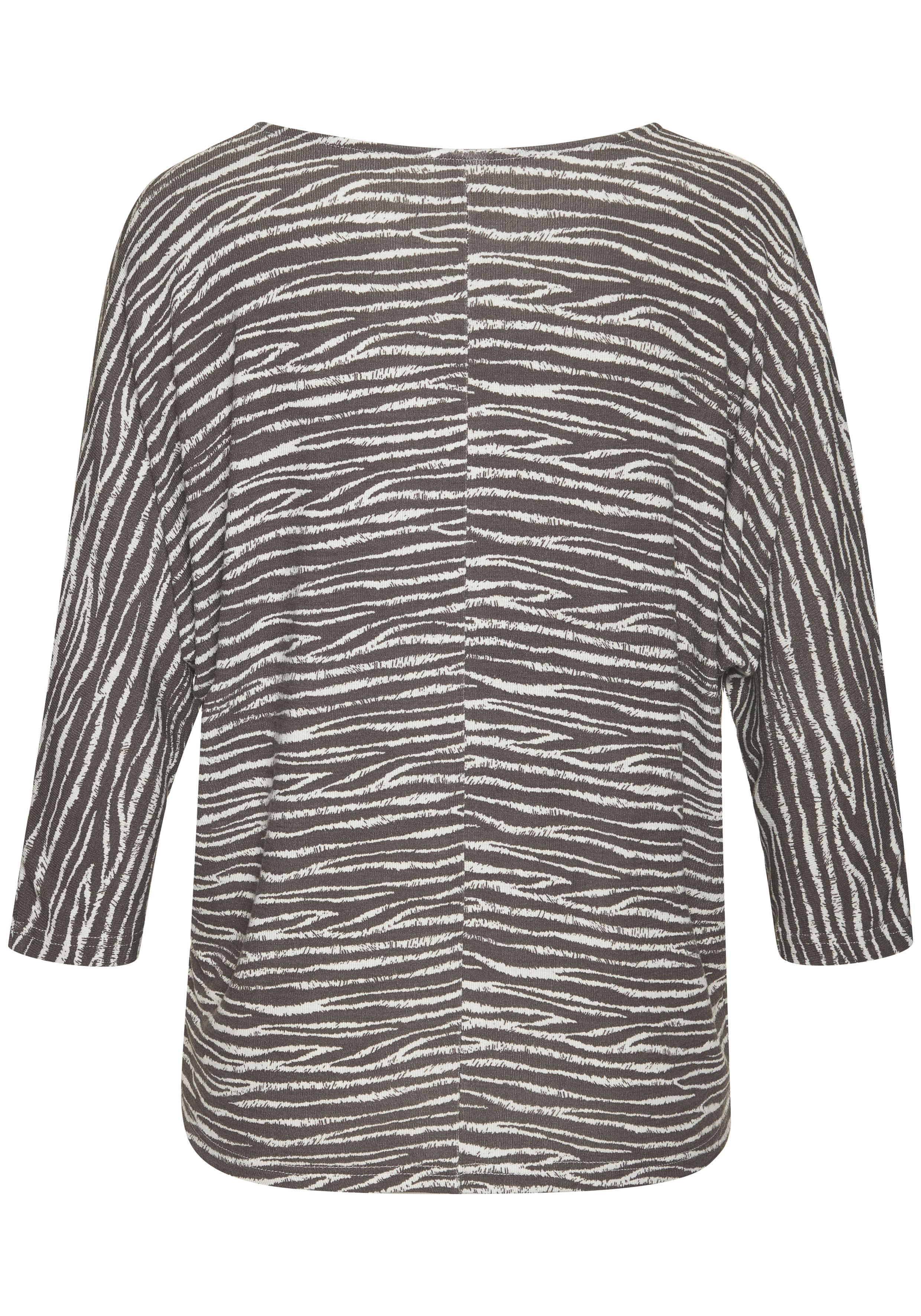 LASCANA 3/4-Arm-Shirt "mit modischem Zebra-Muster", aus weichem Viskose-Str günstig online kaufen