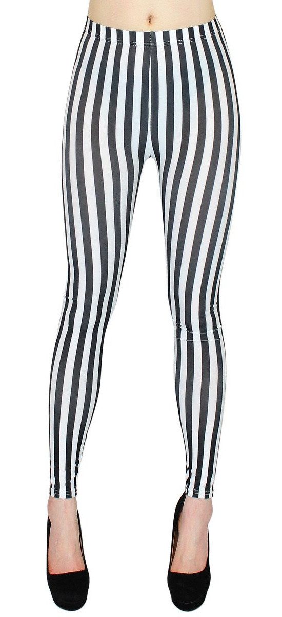 dy_mode Highwaist Leggings Damen Leggings Streifen günstig online kaufen