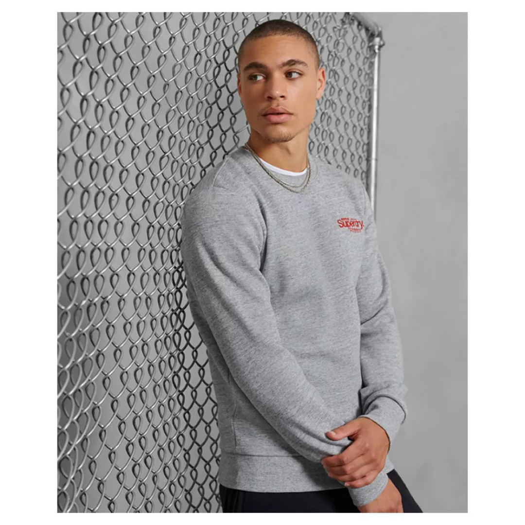 Superdry Core Logo Athletics Crew Sweatshirt S Soft Grey Marl günstig online kaufen