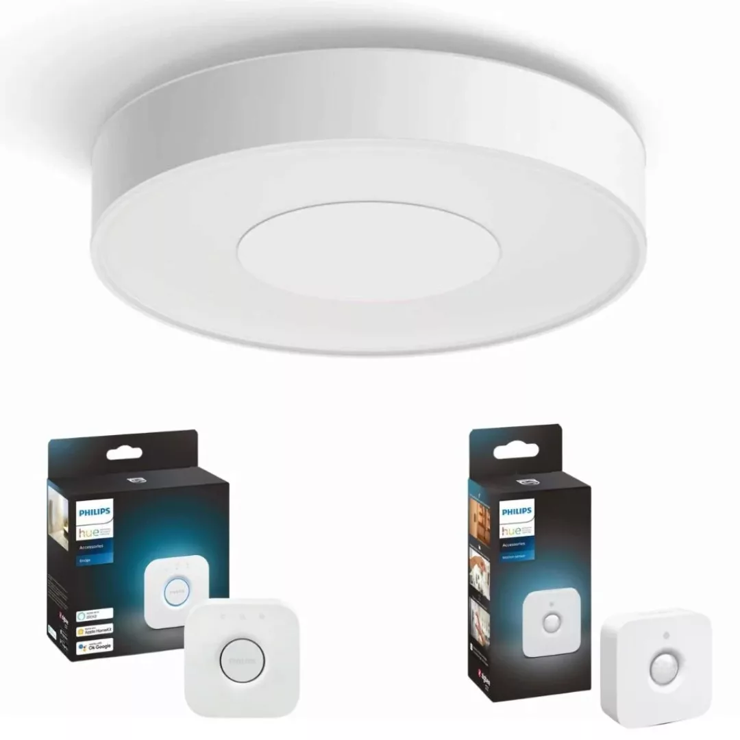 Philips Hue Bluetooth White & Color Ambiance LED Deckenleuchte Infuse in We günstig online kaufen