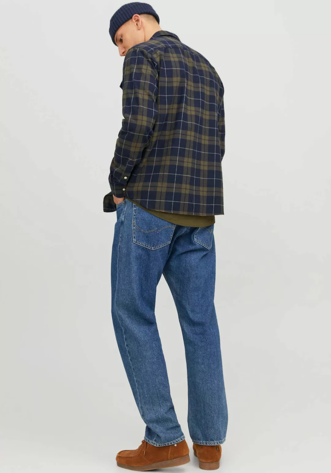Jack & Jones Langarmhemd JJSHERIDAN FALL CHECK SHIRT LS mit Brusttaschen günstig online kaufen