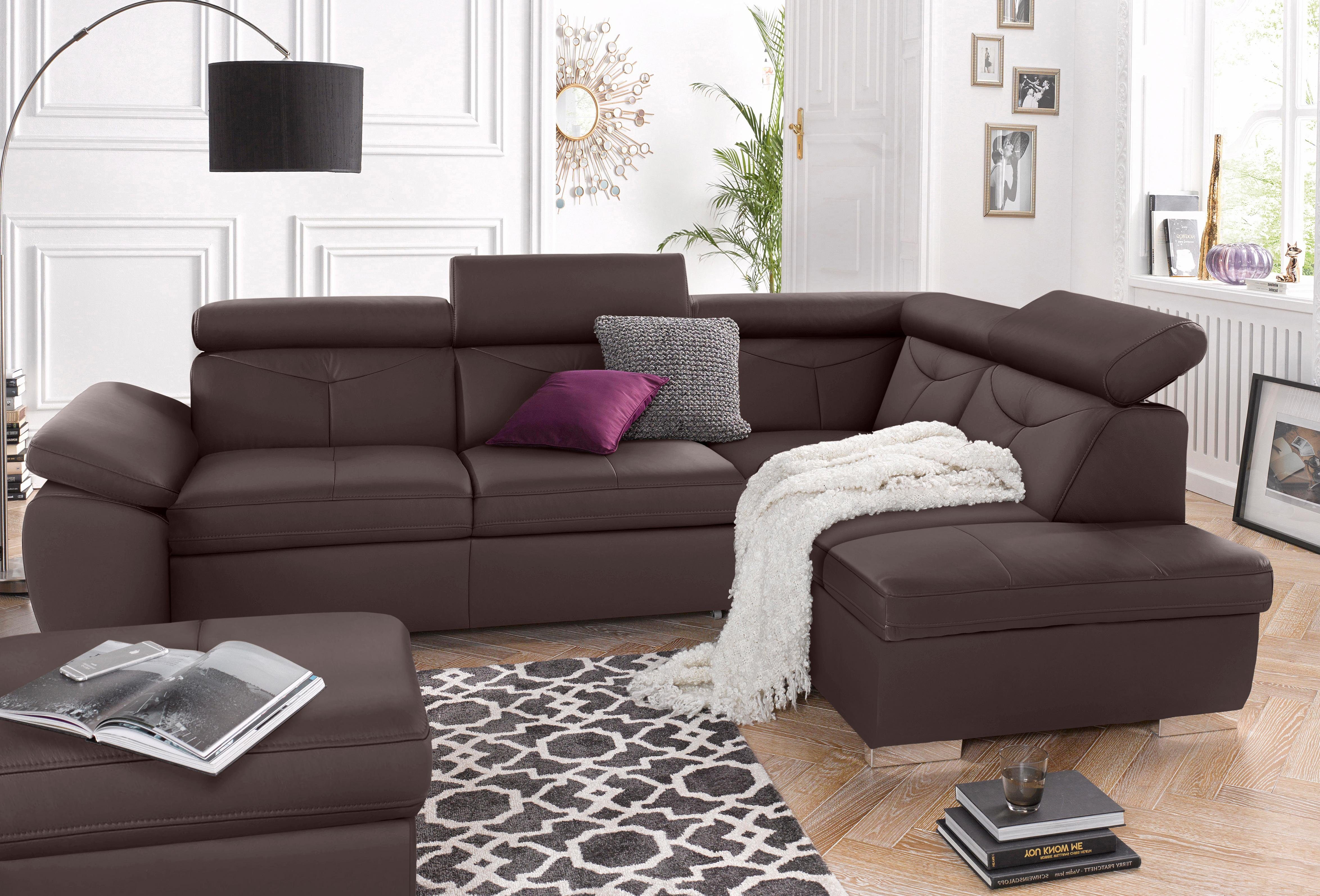 exxpo - sofa fashion Ecksofa "Spring, super bequem und komfortabel mit Armt günstig online kaufen