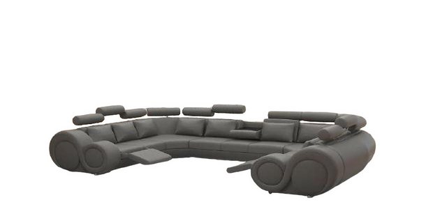 JVmoebel Ecksofa Designer Wohnlandschaft Eckcouch Couch mit USB Sofa Polste günstig online kaufen