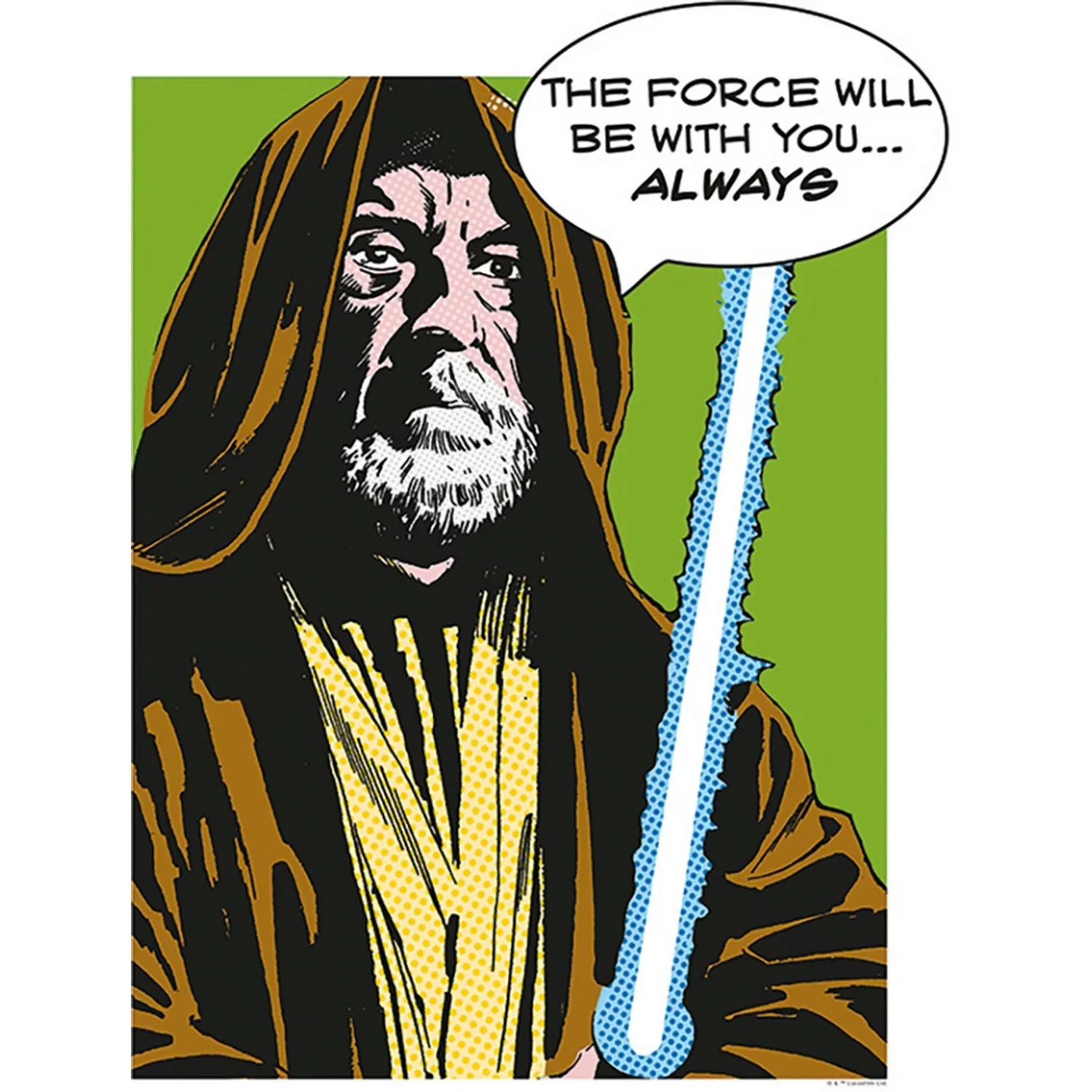 Komar Wandbild Star Wars Obi Wan 40 x 50 cm günstig online kaufen