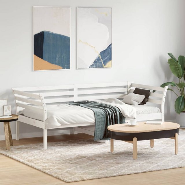 vidaXL Gästebett vidaXL Gästebett Tagesbett Weiß 90x190 cm Massivholz Kiefe günstig online kaufen