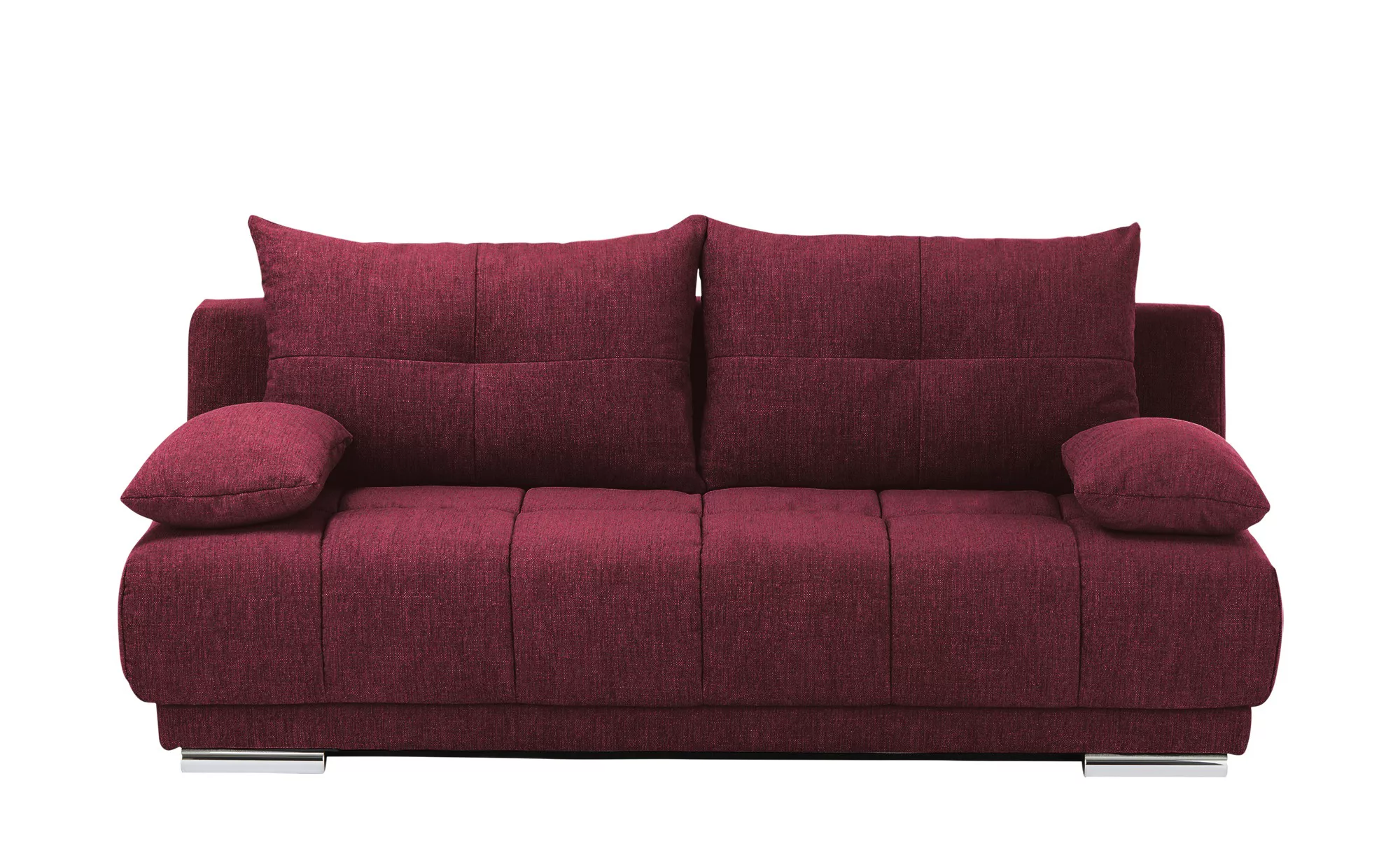 bobb Schlafsofa  Isalie ¦ rot ¦ Maße (cm): B: 206 H: 92 T: 105 Polstermöbel günstig online kaufen