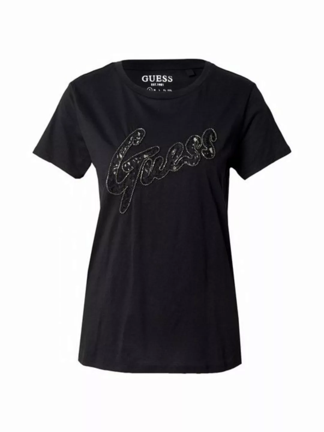 Guess T-Shirt (1-tlg) Pailletten, Weiteres Detail günstig online kaufen