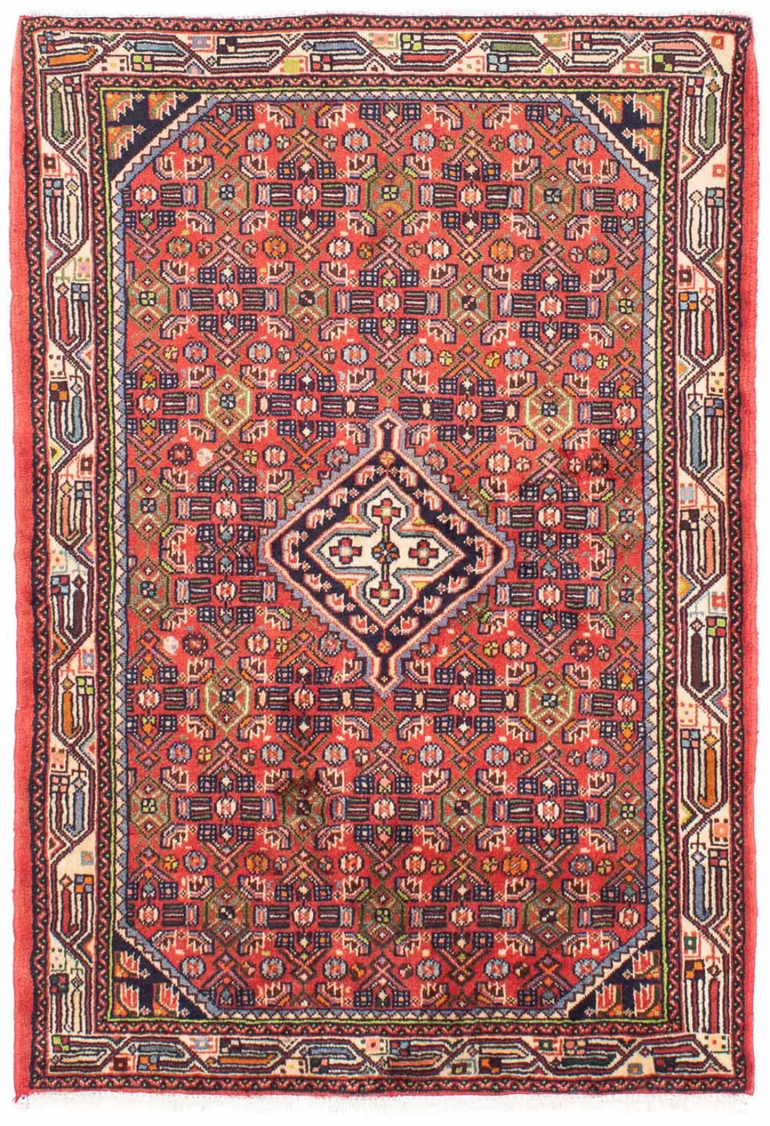 morgenland Orientteppich »Perser - Nomadic - 146 x 105 cm - rot«, rechtecki günstig online kaufen