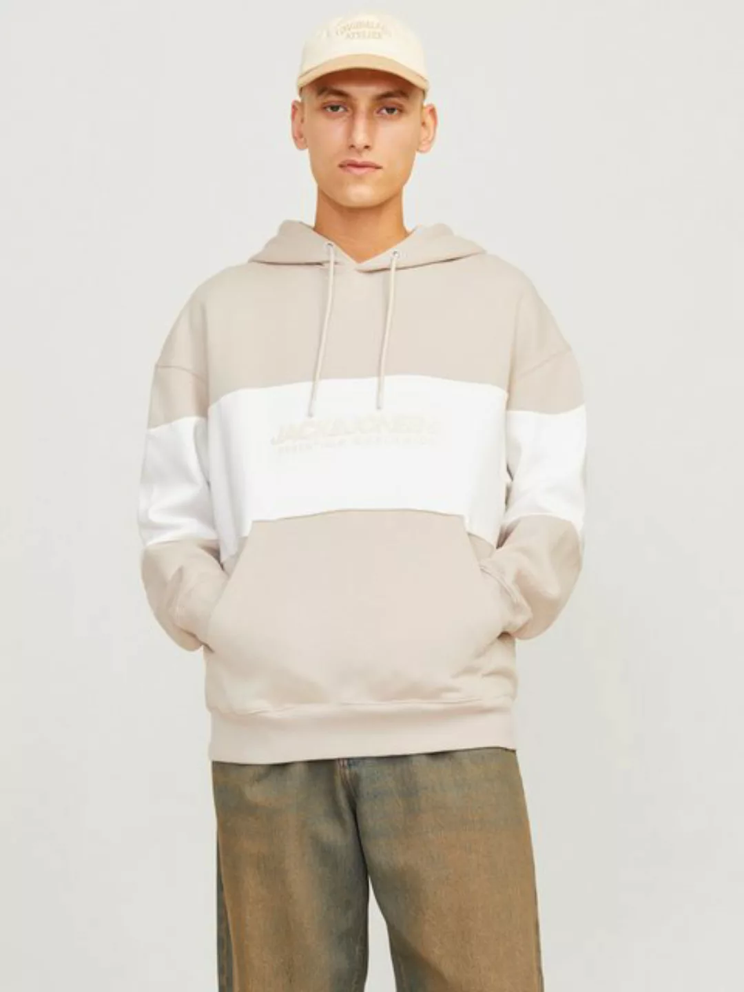 Jack & Jones Kapuzensweatshirt "JJELEGACY BLOCKING SWEAT HOOD NOOS" günstig online kaufen