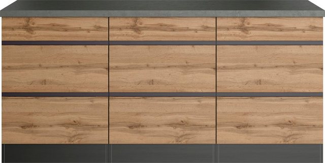 KOCHSTATION Unterschrank "KS-Riesa", Breite 180 cm, MDF-Fronten günstig online kaufen