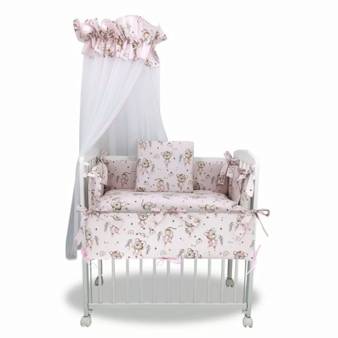 Baby-Delux Beistellbett Babybett Ballerina, 10-tlg., Stillbett 90x40 weiß h günstig online kaufen