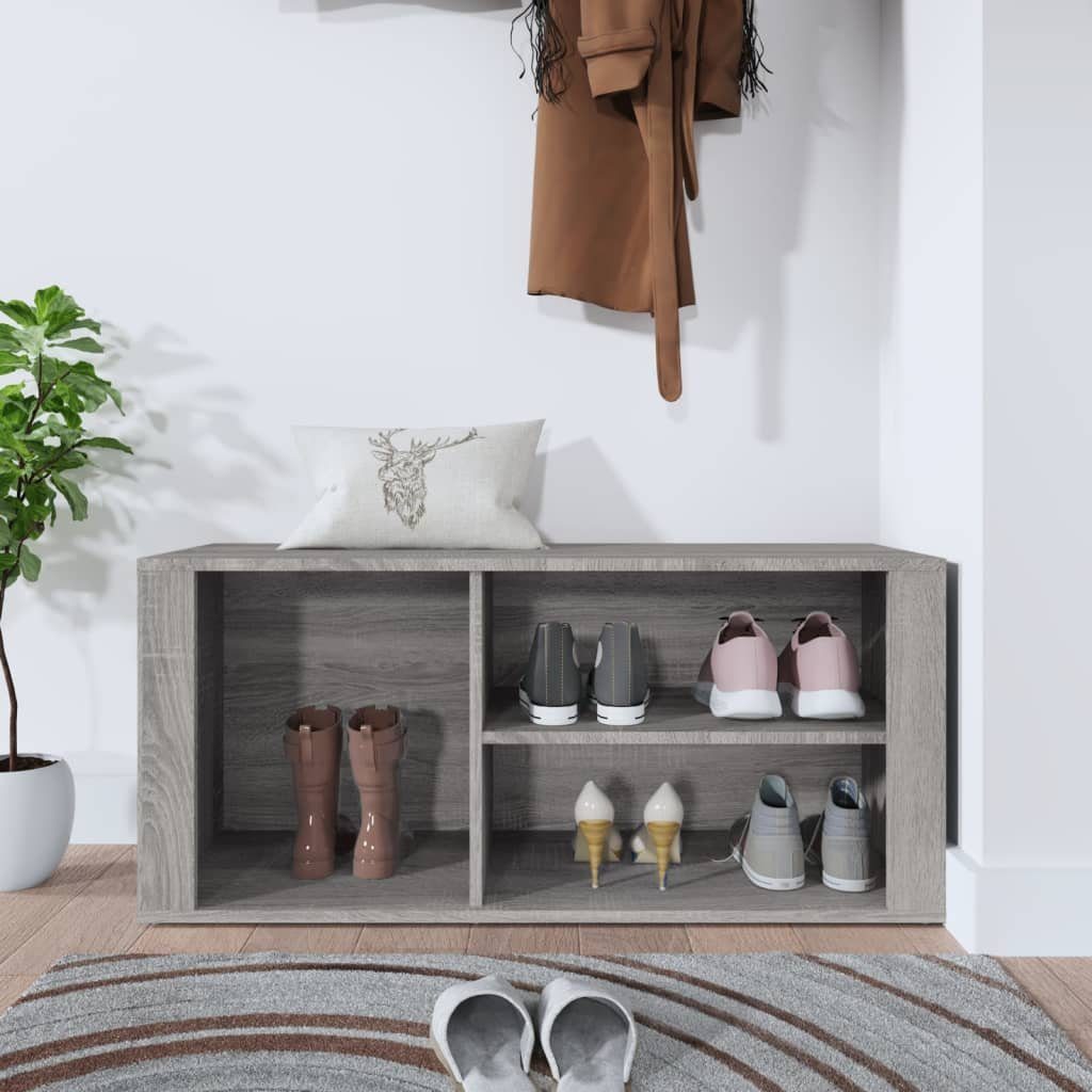 vidaXL Schuhregal Schuhregal Grau Sonoma 100x35x45 günstig online kaufen