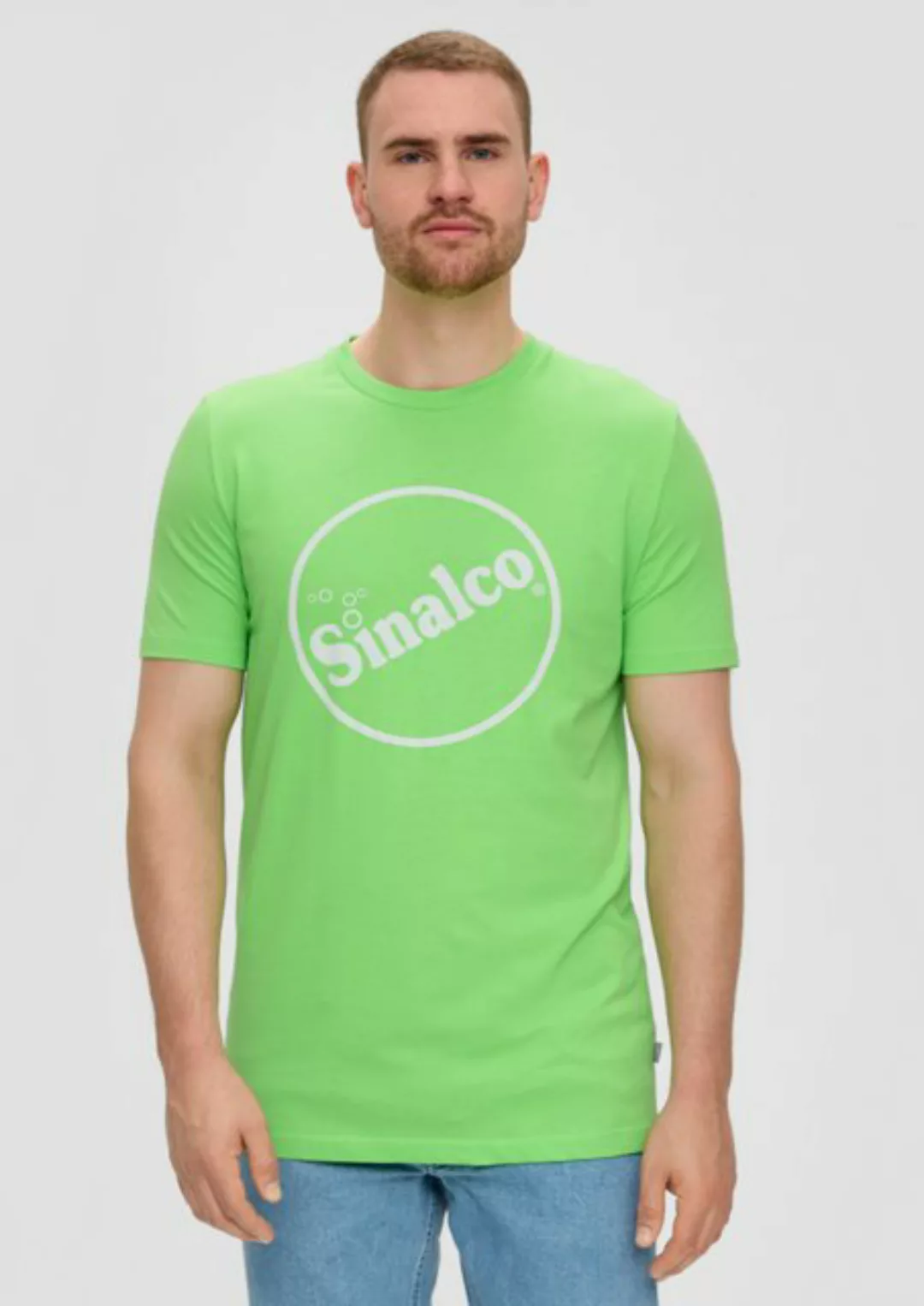 s.Oliver Kurzarmshirt T-Shirt aus Baumwoll-Jersey mit Sinalco®-Print Artwor günstig online kaufen