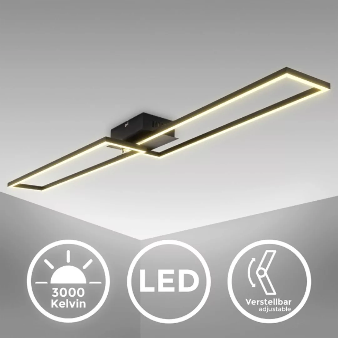 B.K.Licht LED Deckenleuchte inkl. LED-Platine 40 Watt, 4.000lm (2 x LED-Mod günstig online kaufen