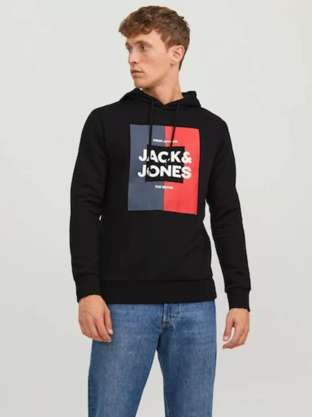 Jack & Jones Kapuzensweatshirt JJOSCAR SWEAT HOOD günstig online kaufen