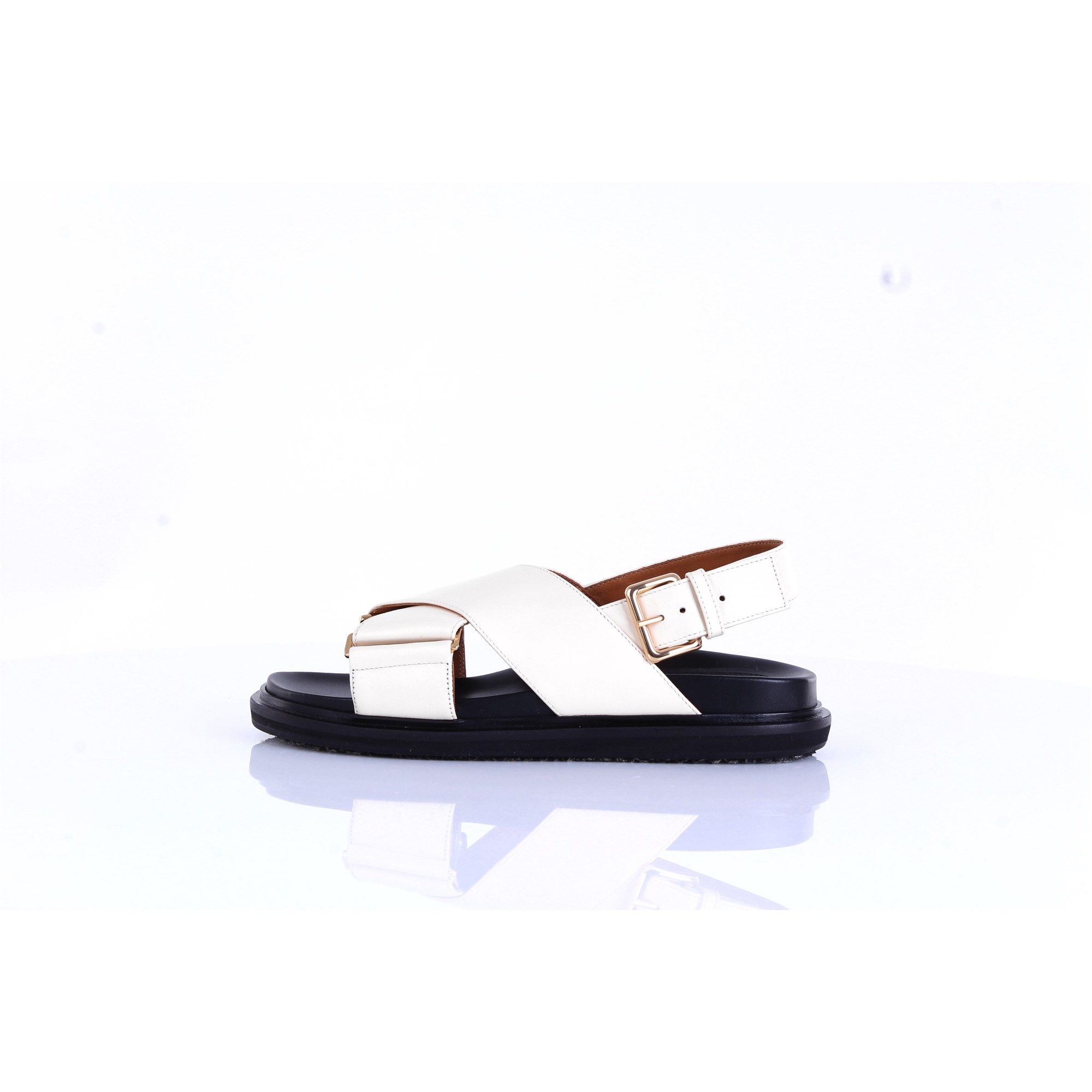 MARNI Niedrige Sandalen Damen Creme günstig online kaufen