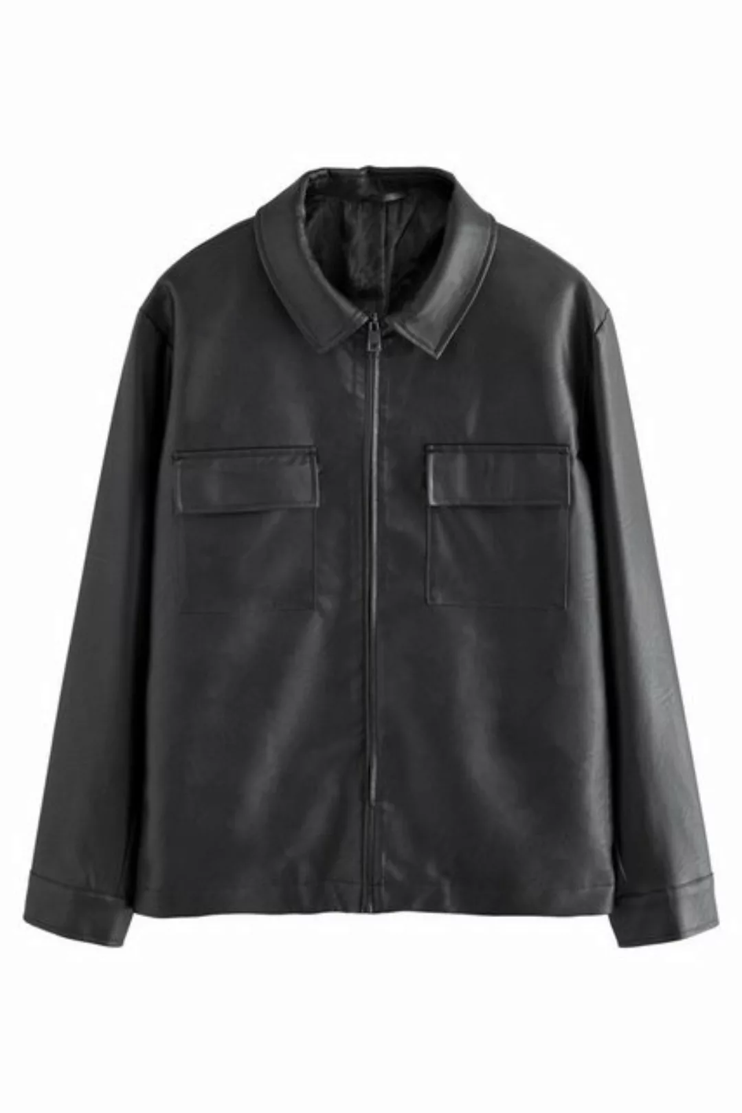 Next Sakko EDIT Harrington-Jacke aus Kunstleder (1-tlg) günstig online kaufen