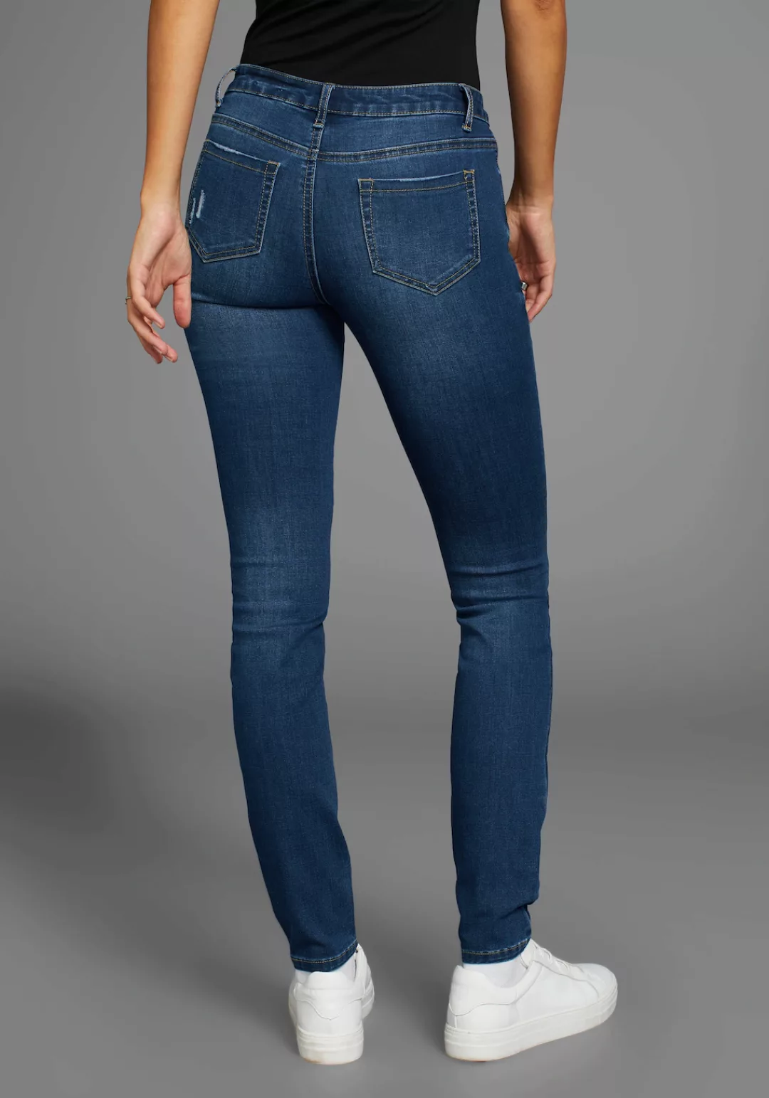 Arizona Skinny-fit-Jeans "Ultra-Stretch", Mid Waist günstig online kaufen