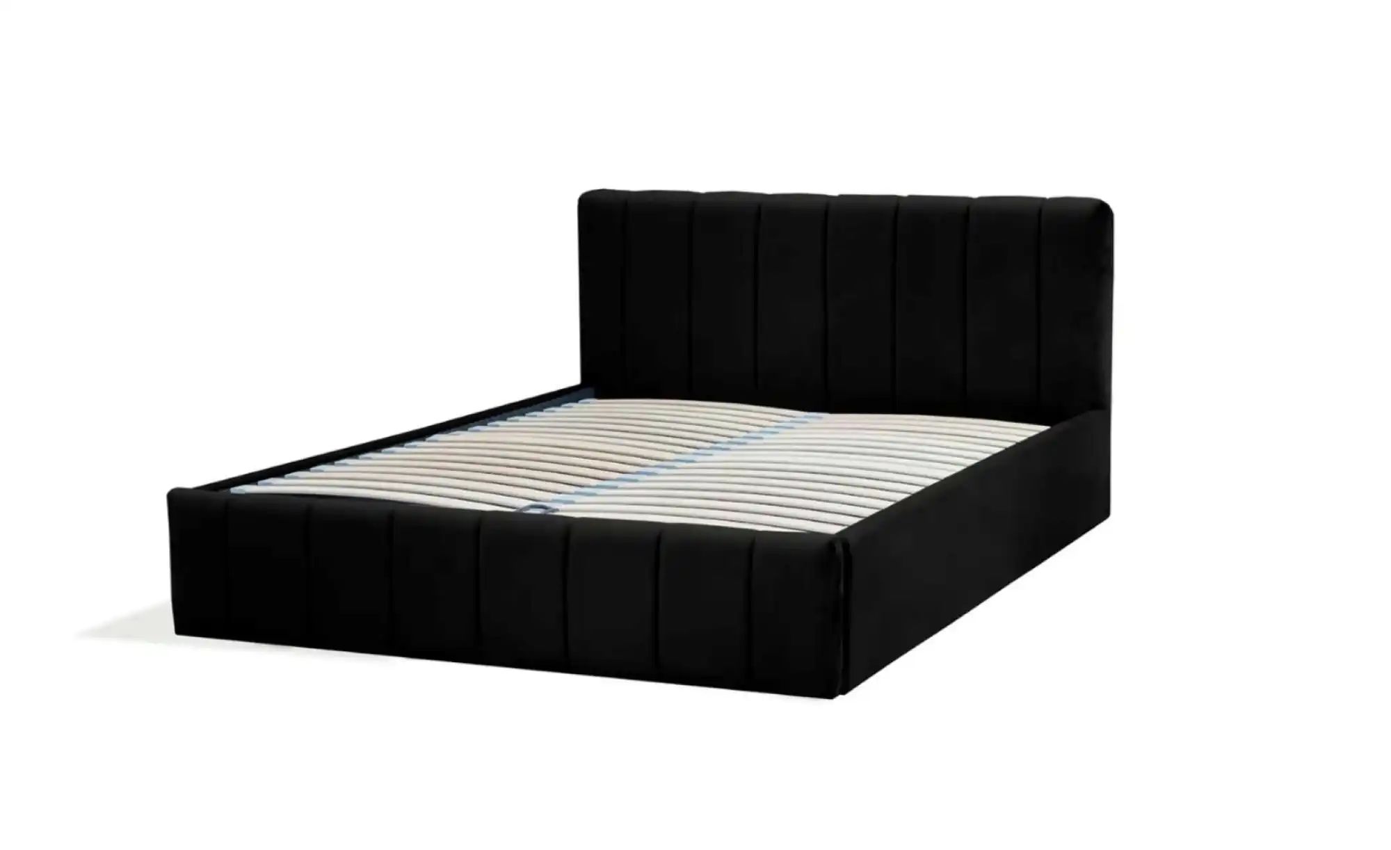 Polsterbett mit Bettkasten Nina ¦ schwarz ¦ Maße (cm): B: 209 H: 85 Betten günstig online kaufen
