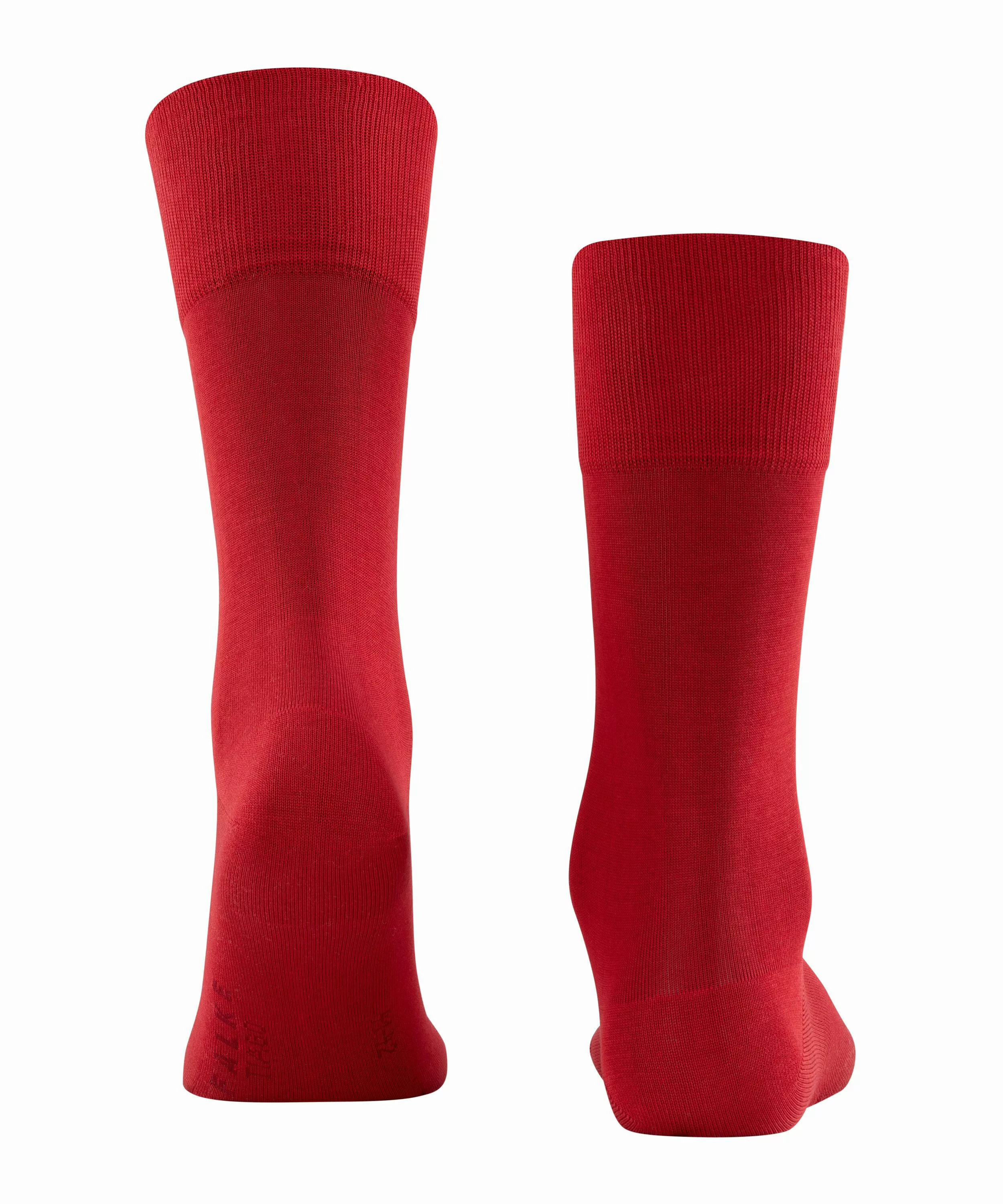 FALKE Tiago Herren Socken, 45-46, Rot, Uni, Baumwolle, 14662-828006 günstig online kaufen
