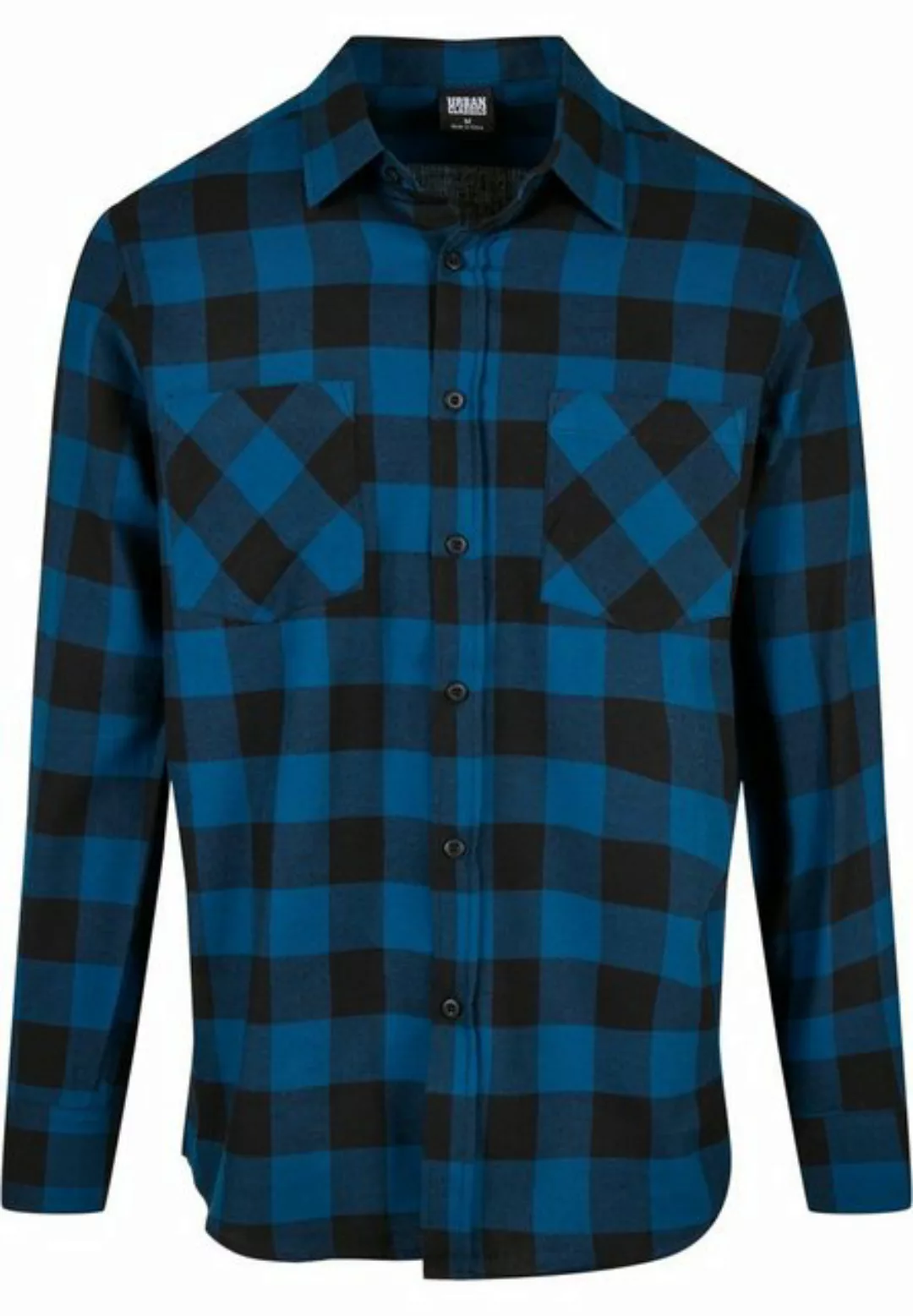 URBAN CLASSICS T-Shirt Urban Classics Herren Checked Flanell Shirt (1-tlg) günstig online kaufen