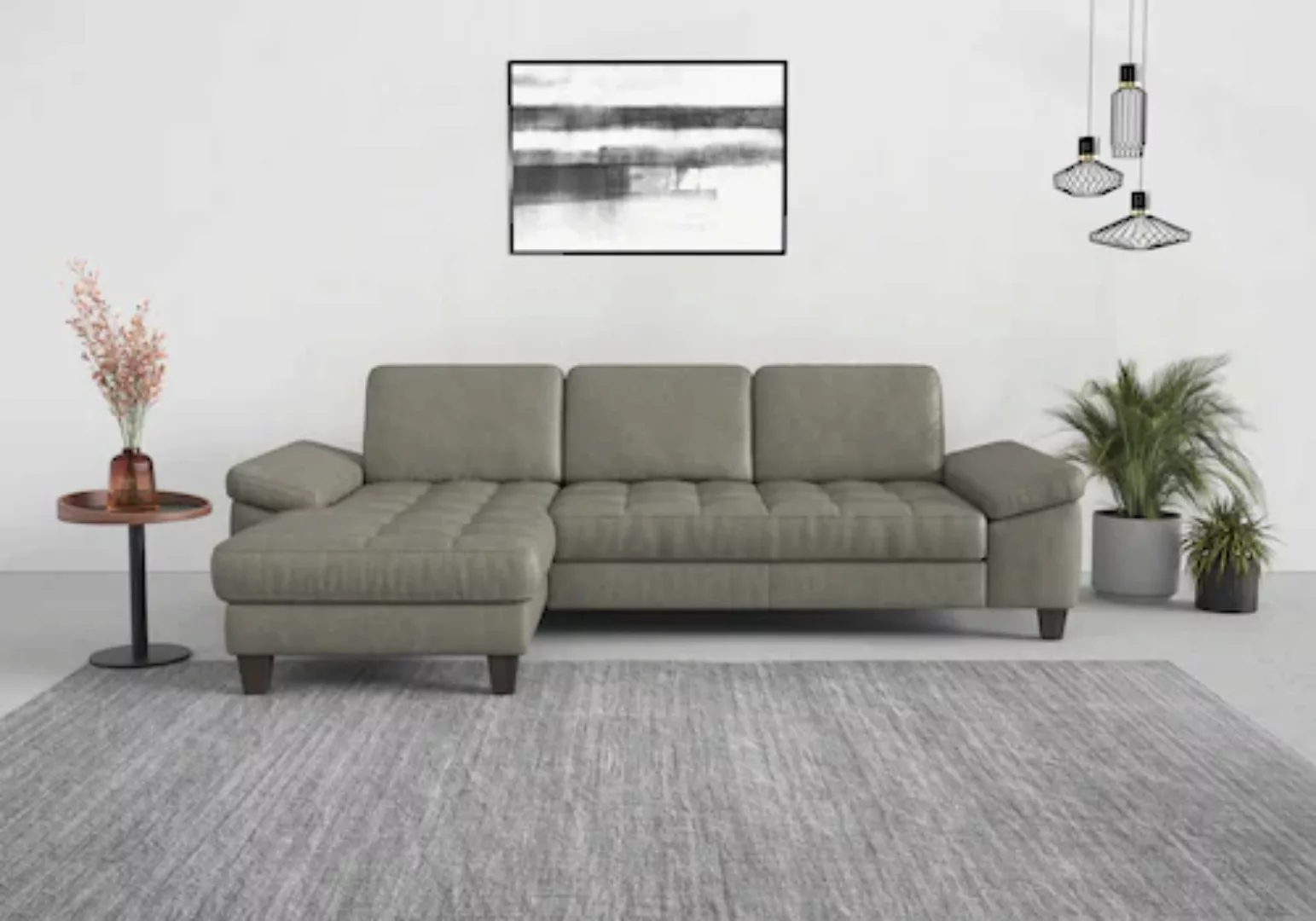 sit&more Ecksofa »Westham L-Form«, Recamiere, mit oder ohne Bettfunktion, B günstig online kaufen