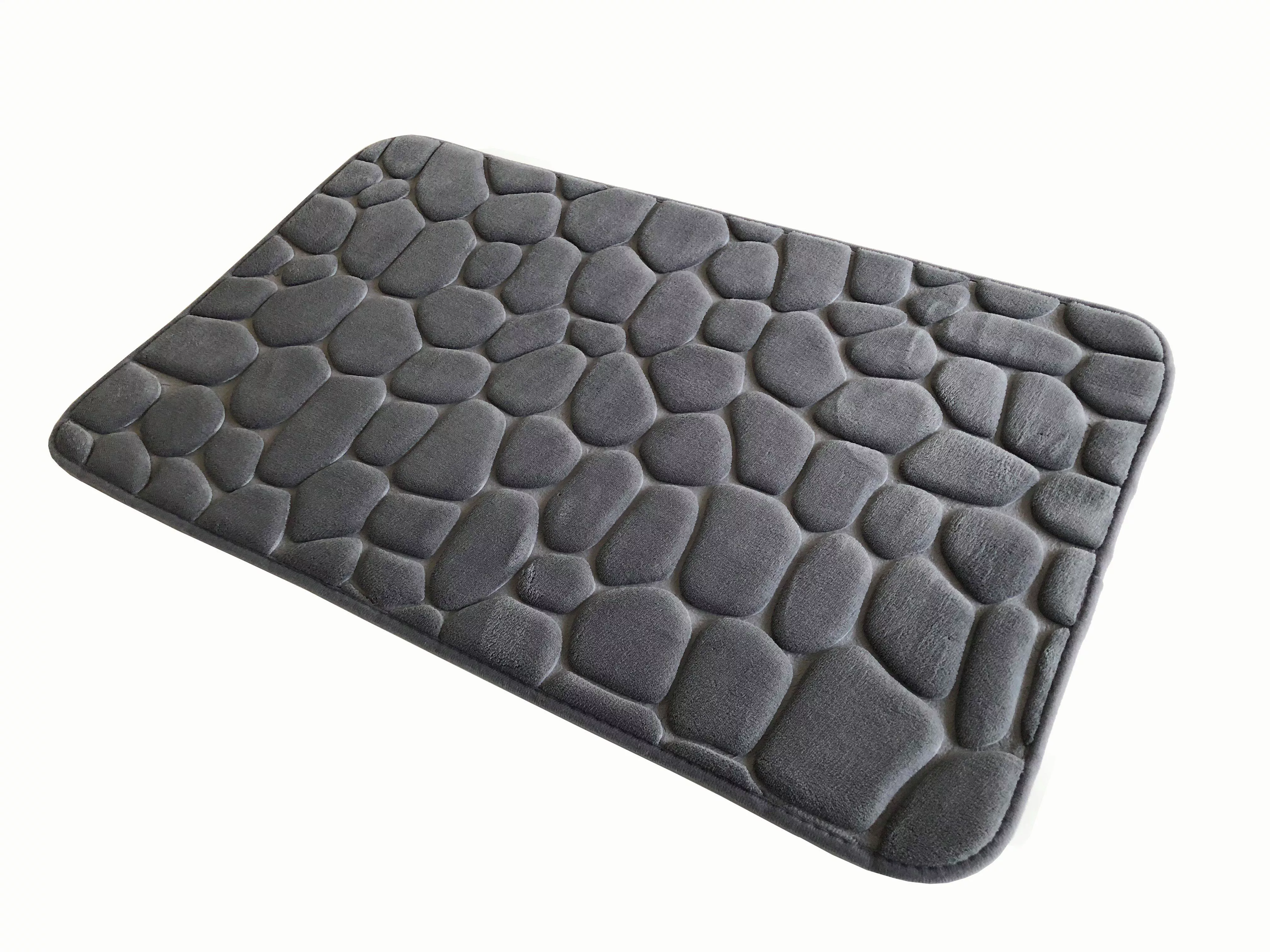 ADOB Badematte Premium Badezimmerteppich, Stein Optik, günstig online kaufen