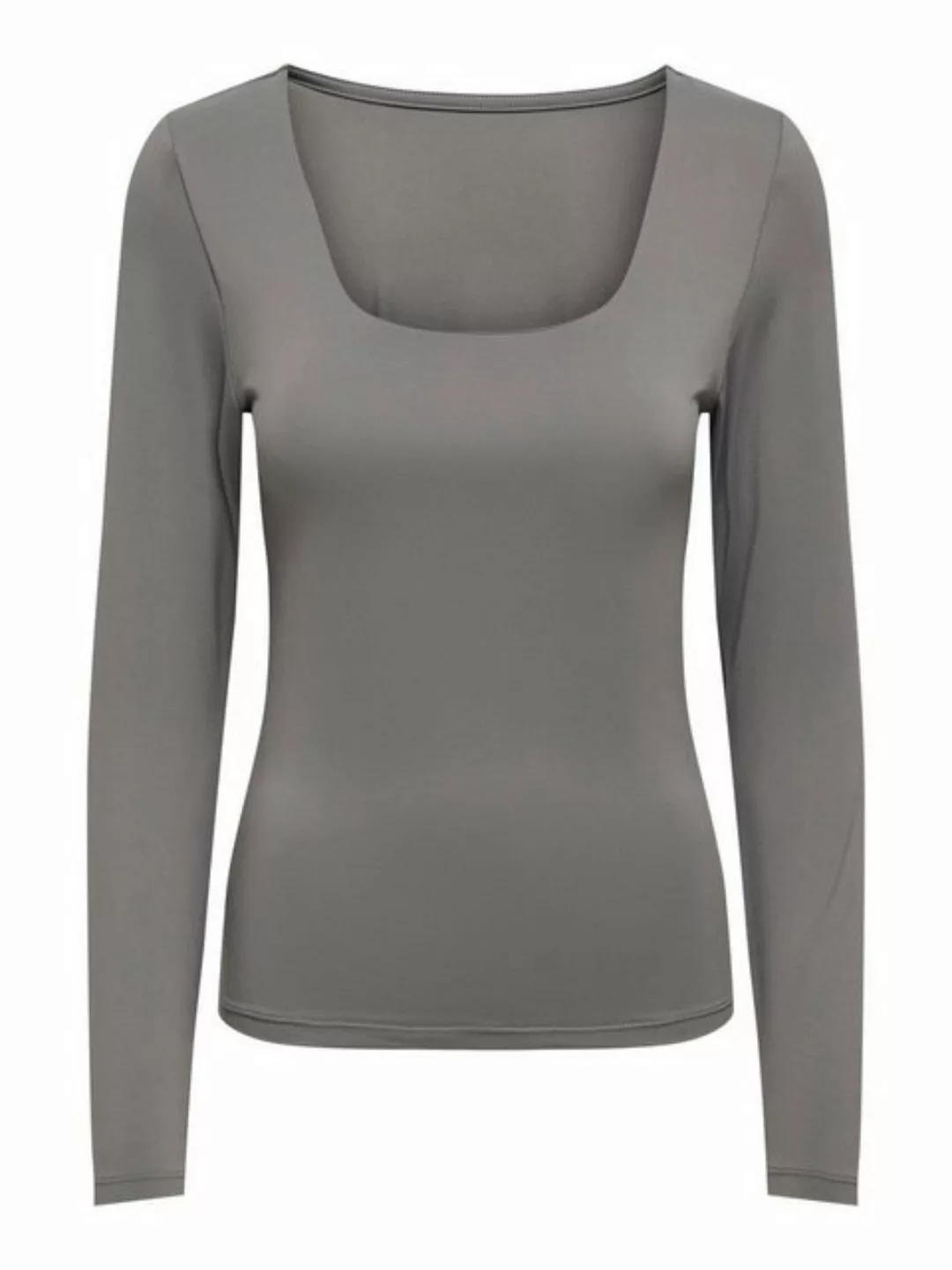 ONLY Blusenshirt ONLEA L/S 2-WAY DEEP NECK TOP JRS N günstig online kaufen