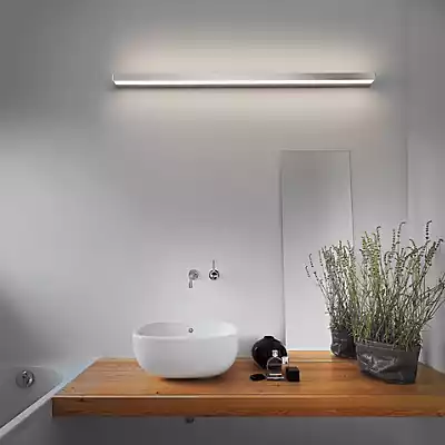 Helestra Slate LED-Wandleuchte, matt schwarz 90 cm günstig online kaufen