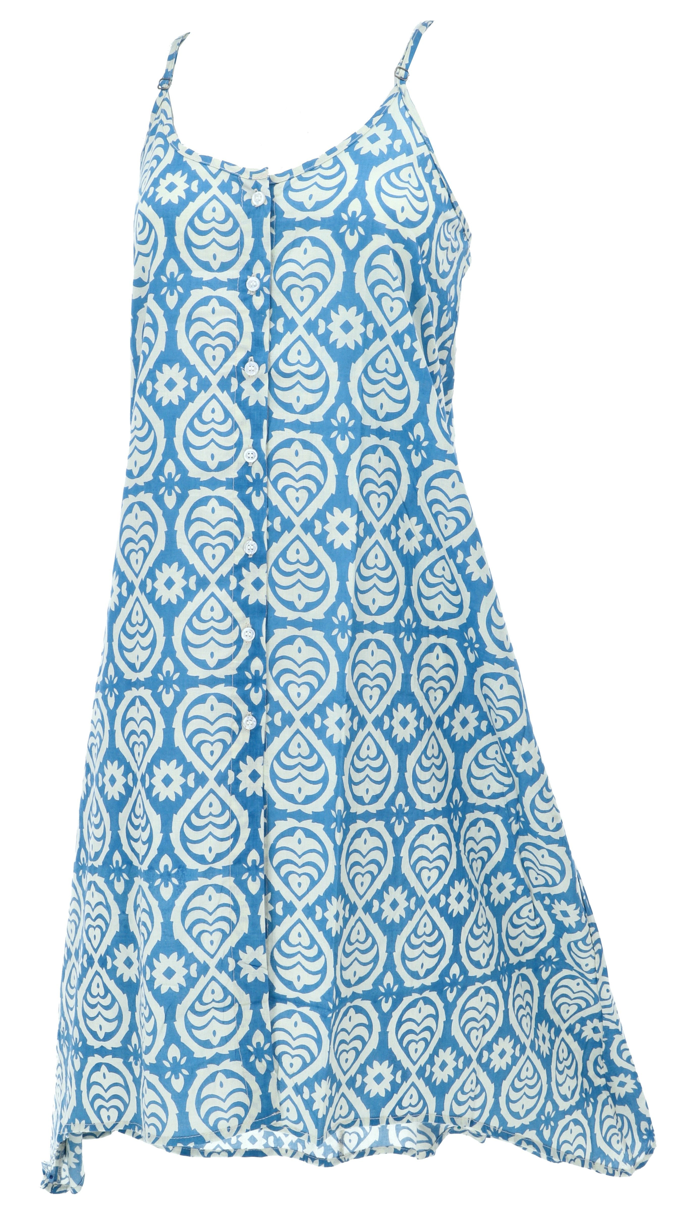 Guru-Shop Midikleid Luftiges Sommerkleid, Strandkleid - günstig online kaufen